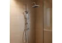 Grafner Duschsystem mit Regenschauerduschkopf und Handbrause, chrom Bild 2