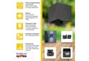 Grafner LED Wandleuchte Aluminium Anthrazit IP44 Bild 1