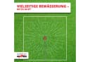 Grafner Rasensprenger Bewässerungssystem 8 Sprüh-Funktionen Rot Bild 1