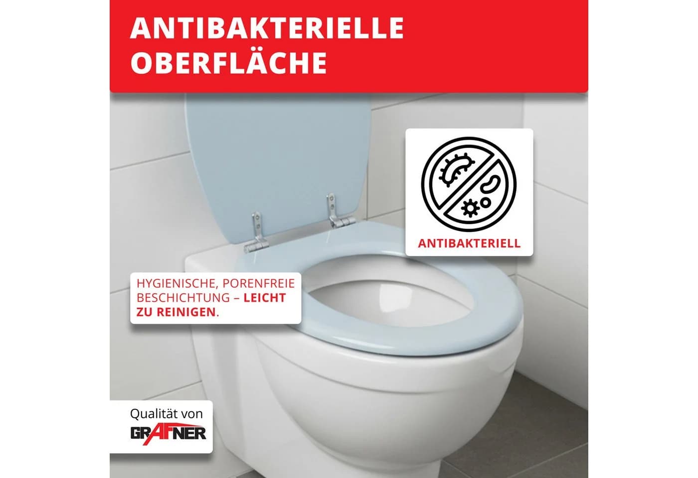Grafner WC-Sitz in verschiedenen Designs Antibakteriell - Bild 4