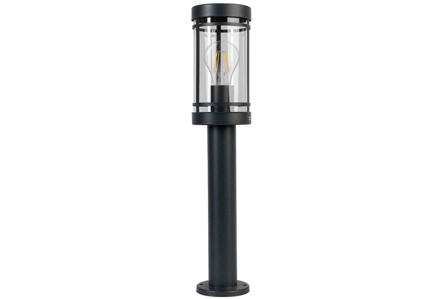 Grafner Edelstahl Gartenleuchte 50cm Anthrazit IP44 - Bild 2