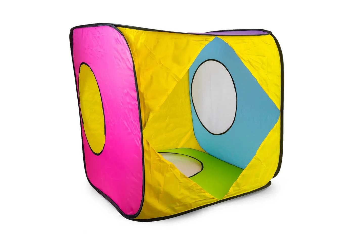 Grafner Spielzelt 4-in-1 mit Tunnel und Pyramide Bunt Pop-Up - Bild 3