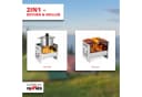 Grafner Faltbarer Campingkocher & Holzkohlegrill Edelstahl Bild 4