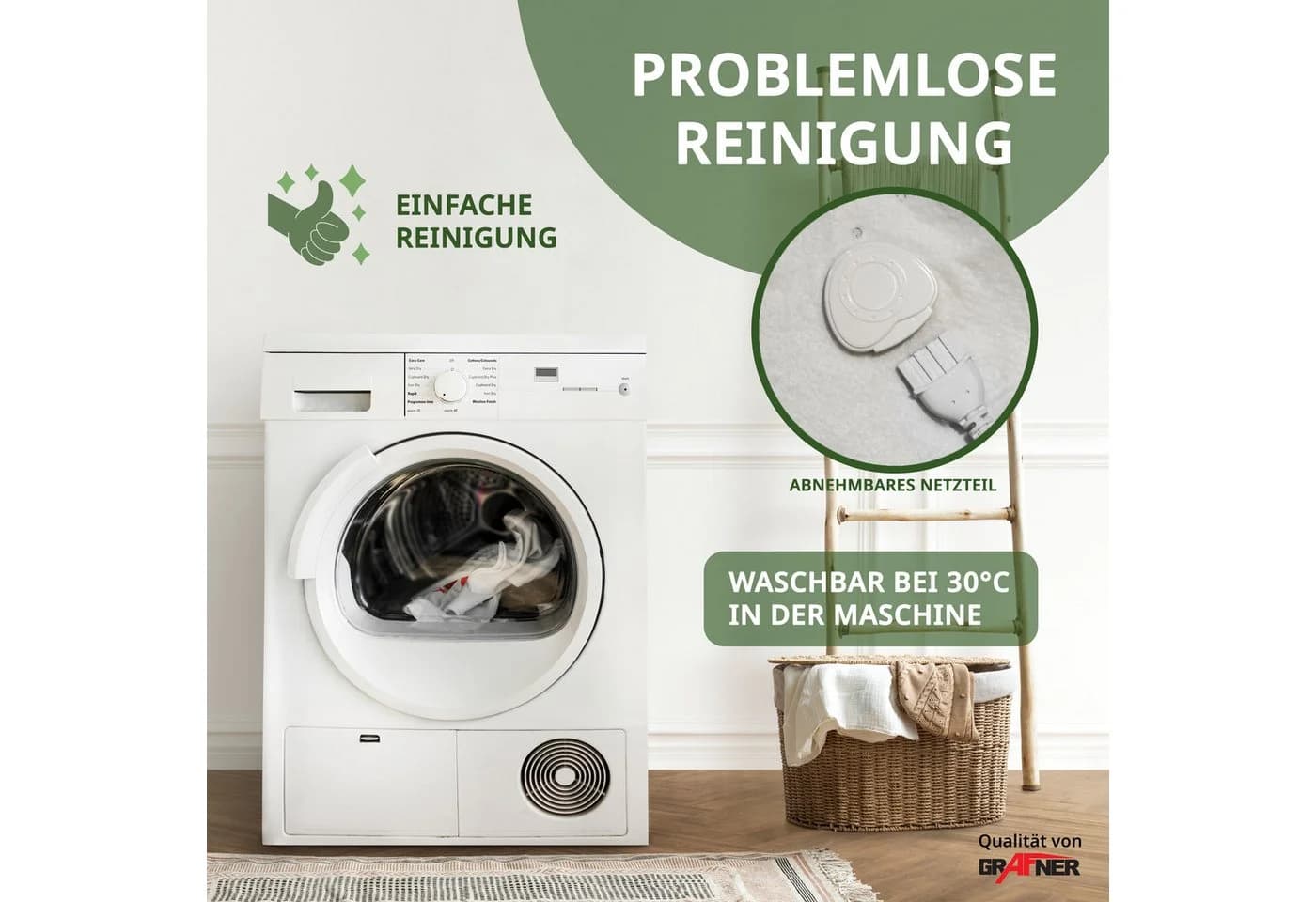 Grafner Wärmeunterbett Polyester Elektro Heizzonen Heizdecke - Bild 5