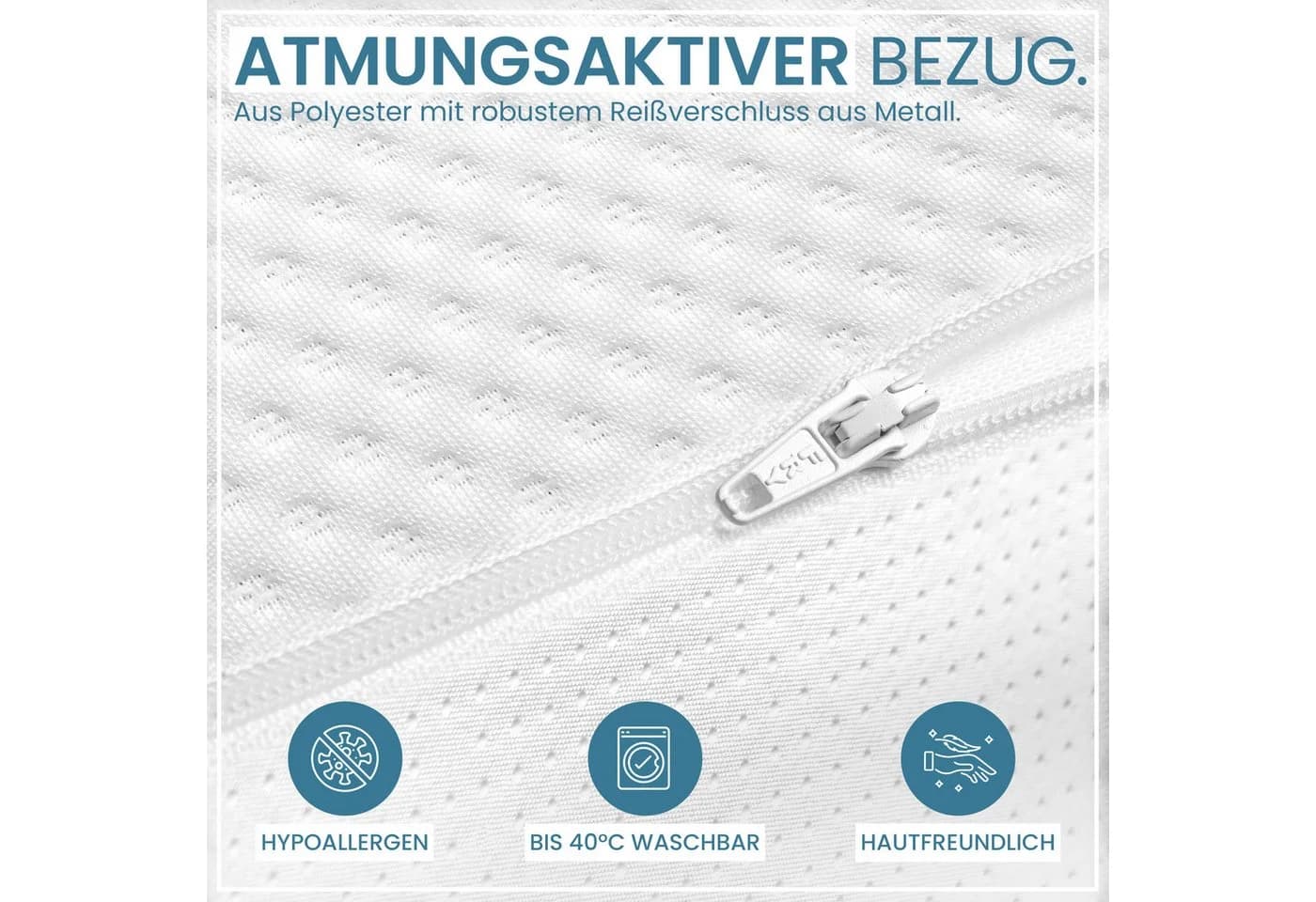 Gentle North Matratzentopper 7cm H2/H3 mit Gel-Visco & Komfortschaum - Bild 5
