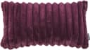 Purple Sitzkissen mit Felloptik und gestreiftem Design Bild 1