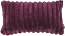 Purple Sitzkissen mit Felloptik und gestreiftem Design Bild 2