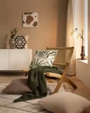done.® Kissenhülle Bambus Beige Grün 45x45cm Polyester Bild 4