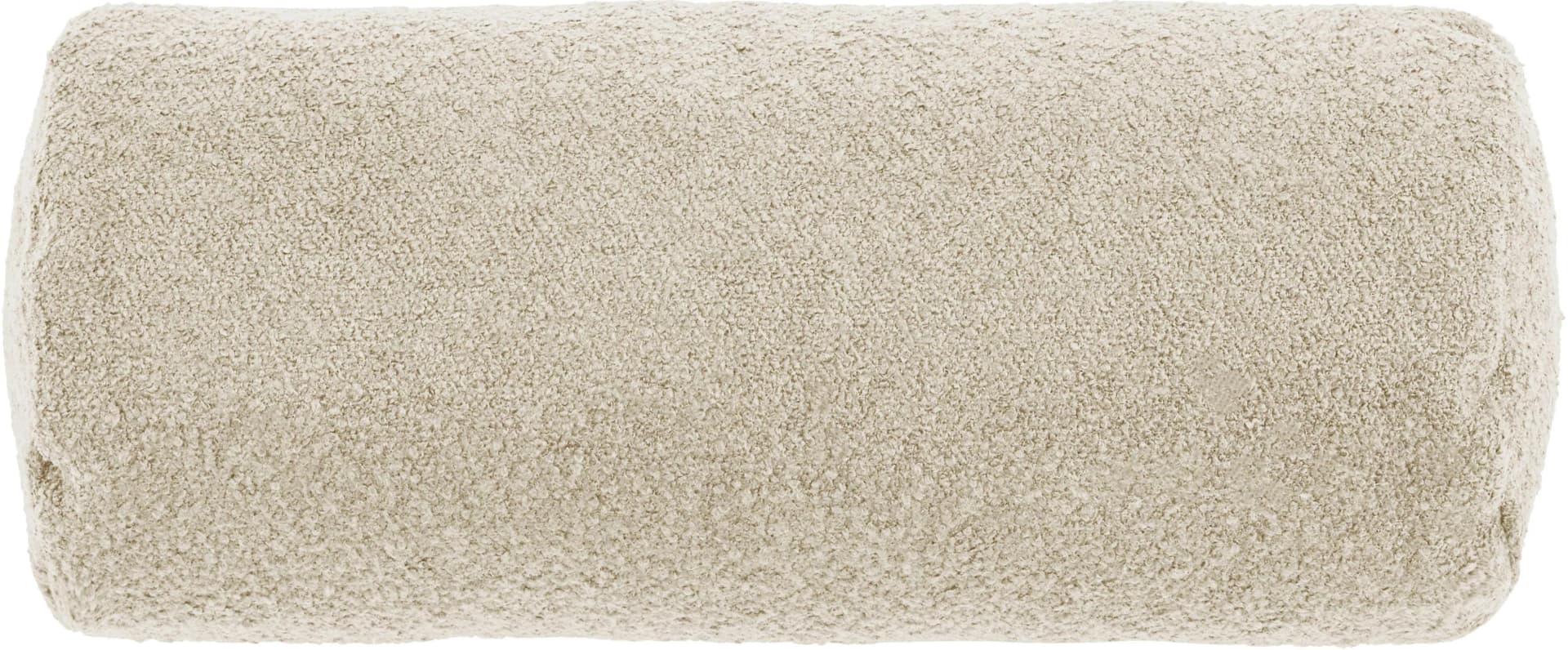 DONE. Nackenrolle Touch Beige Bouclé mit Reißverschluss