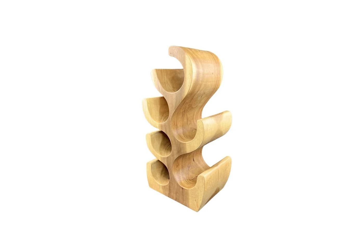 FaHome Weinregal Massiv Holz Handgefertigter Weinhalter - Bild 4