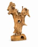 FaHome Skulptur Teakholz Handgefertigt Natürliche Maserung Braun Bild 4