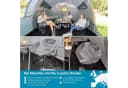 Skandika Moonchair Sirkka Campingstuhl Grau Gepolstert mit Kühlfach Bild 1