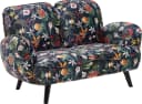 ATLANTIC HOME COLLECTION 2-Sitzer Ben Samtstoff Bunt Lila Bild 2