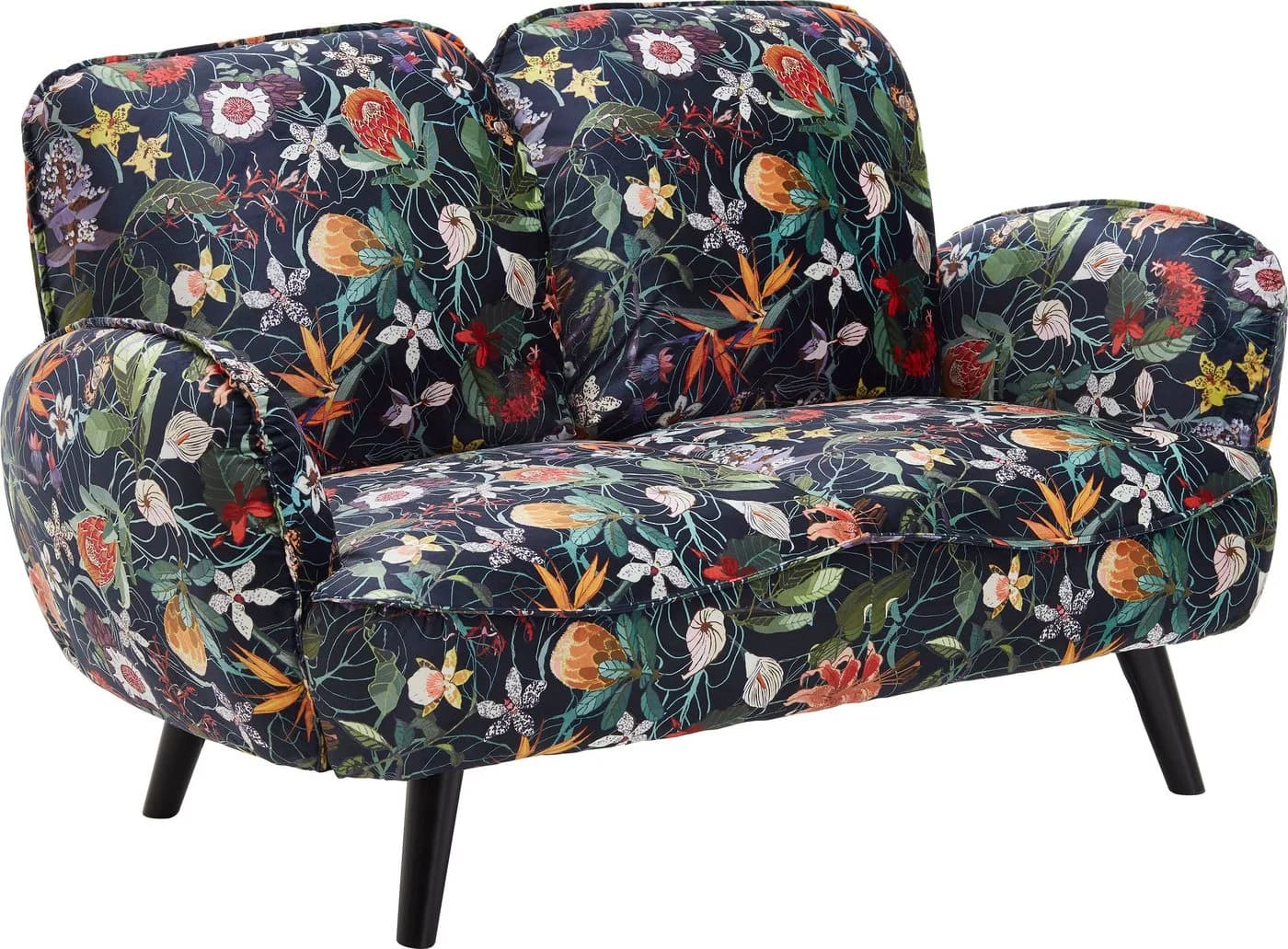 ATLANTIC HOME COLLECTION 2-Sitzer Ben Samtstoff Bunt Lila - Bild 2