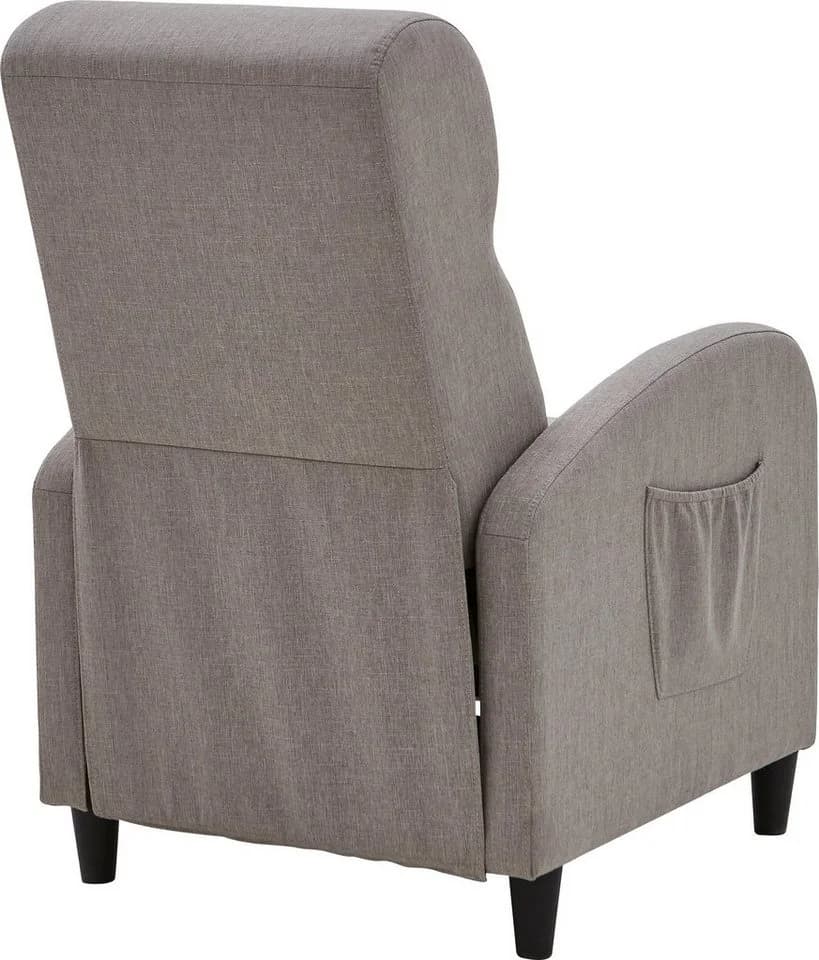 ATLANTIC HOME COLLECTION Relaxsessel Tom mit Relaxfunktion und Seitentaschen - Bild 5