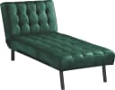 ATLANTIC HOME COLLECTION Relaxliege Pierre Grün Samtvelours 3-fach verstellbar Bild 3