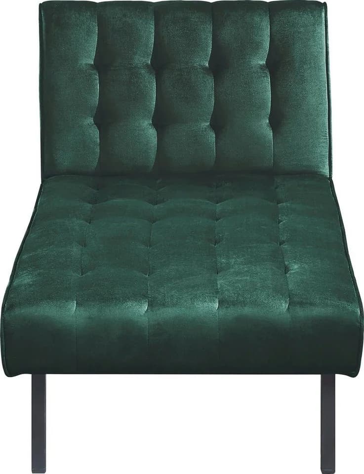 ATLANTIC HOME COLLECTION Relaxliege Pierre Grün Samtvelours 3-fach verstellbar - Bild 4