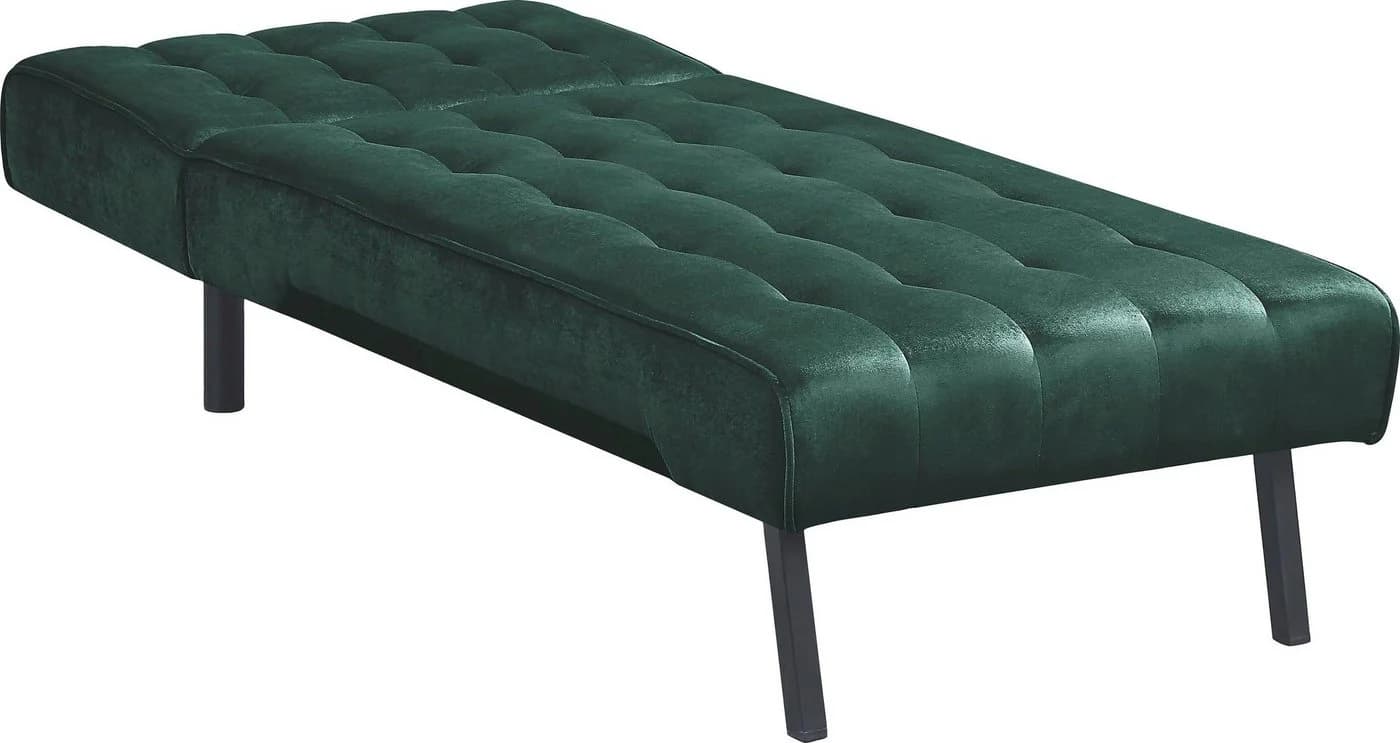 ATLANTIC HOME COLLECTION Relaxliege Pierre Grün Samtvelours 3-fach verstellbar - Bild 5