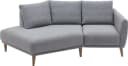 ATLANTIC HOME COLLECTION Sofa Elvis 2,5-Sitzer Grau Skandinavisch Bild 2