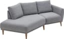 ATLANTIC HOME COLLECTION Sofa Elvis 2,5-Sitzer Grau Skandinavisch Bild 3