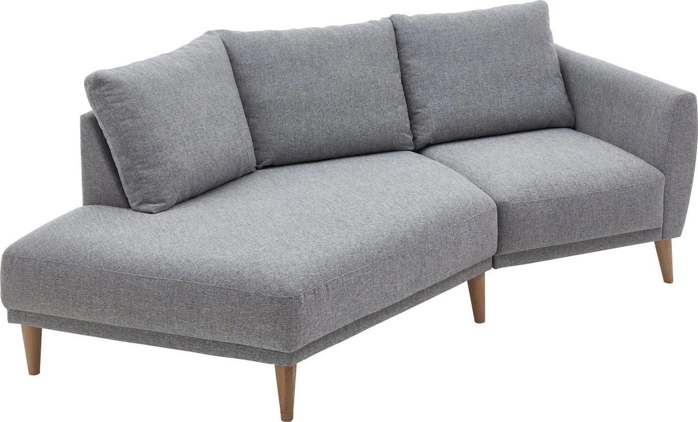 ATLANTIC HOME COLLECTION Sofa Elvis 2,5-Sitzer Grau Skandinavisch - Bild 3