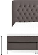 ATLANTIC HOME COLLECTION Boxbett Benita mit Bettkasten Anthrazit Bild 4