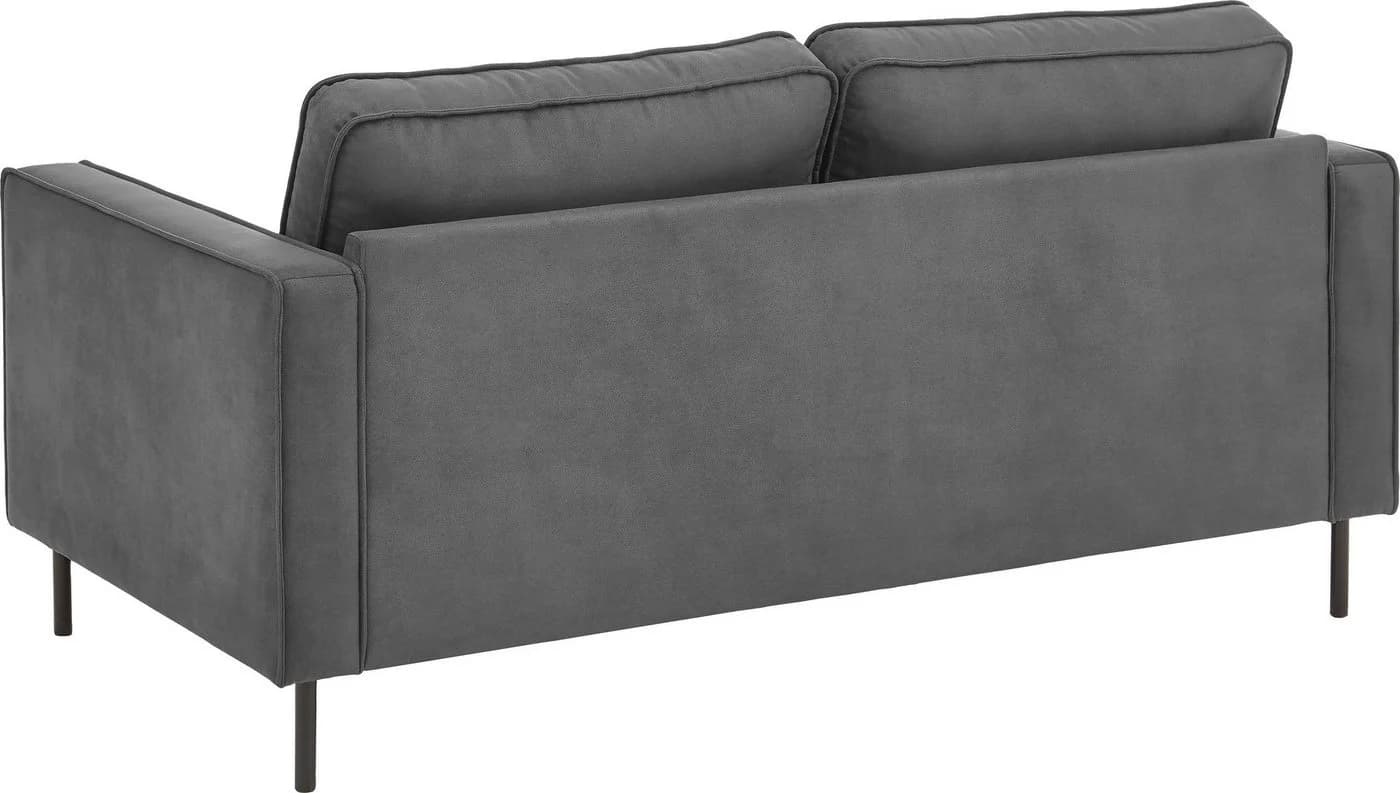 ATLANTIC HOME COLLECTION 2-Sitzer Sofa Weston Grau Skandinavisch - Bild 3