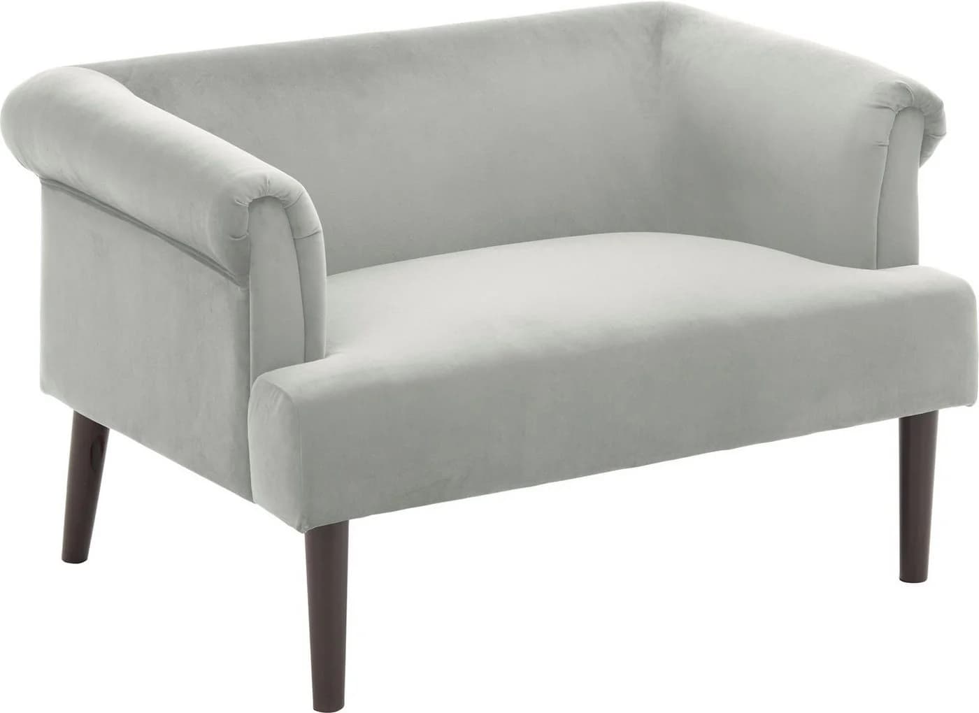 ATLANTIC HOME COLLECTION Sessel Charlie 1,5-Sitzer Samtgrau