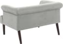 ATLANTIC HOME COLLECTION Sessel Charlie 1,5-Sitzer Samtgrau Bild 3