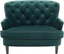ATLANTIC HOME COLLECTION Sessel Leo Grün Samtvelours Bild 2