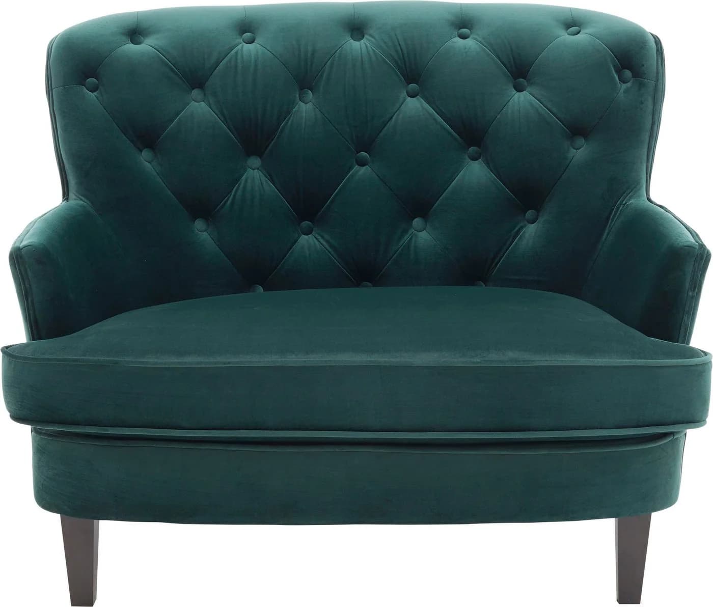 ATLANTIC HOME COLLECTION Sessel Leo Grün Samtvelours - Bild 2
