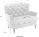 ATLANTIC HOME COLLECTION Sessel Leo Grün Samtvelours Bild 5
