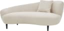 ATLANTIC HOME COLLECTION Chaiselongue Olivia Nierenform Creme Bild 4