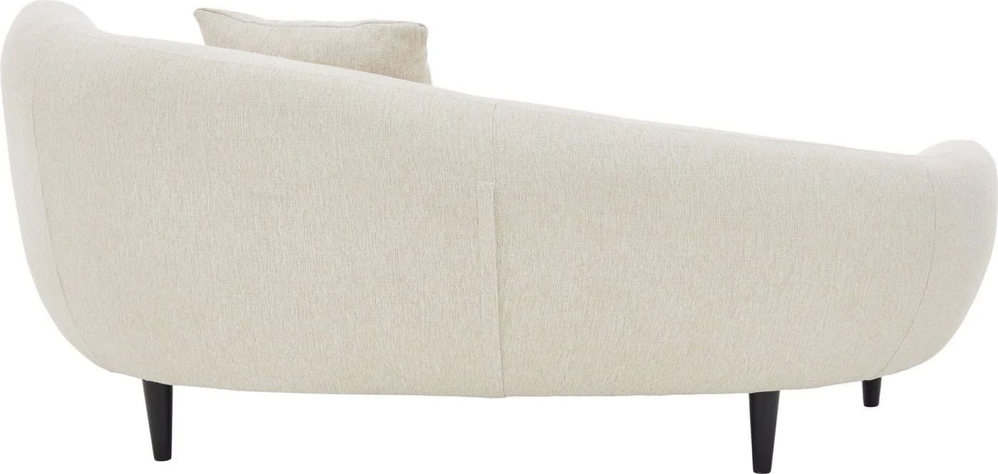 ATLANTIC HOME COLLECTION Chaiselongue Olivia Nierenform Creme - Bild 5
