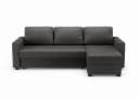 ATLANTIC HOME COLLECTION Ecksofa Dublin L-Form Grau mit Bettfunktion Bild 3