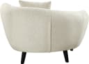 ATLANTIC HOME COLLECTION Loungesessel Olivia Nierenform Beige mit Kissen Bild 5
