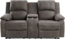 ATLANTIC HOME COLLECTION 2-Sitzer Sofa Cicero Dunkelgrau mit Relaxfunktion Bild 3