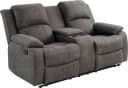 ATLANTIC HOME COLLECTION 2-Sitzer Sofa Cicero Dunkelgrau mit Relaxfunktion Bild 4