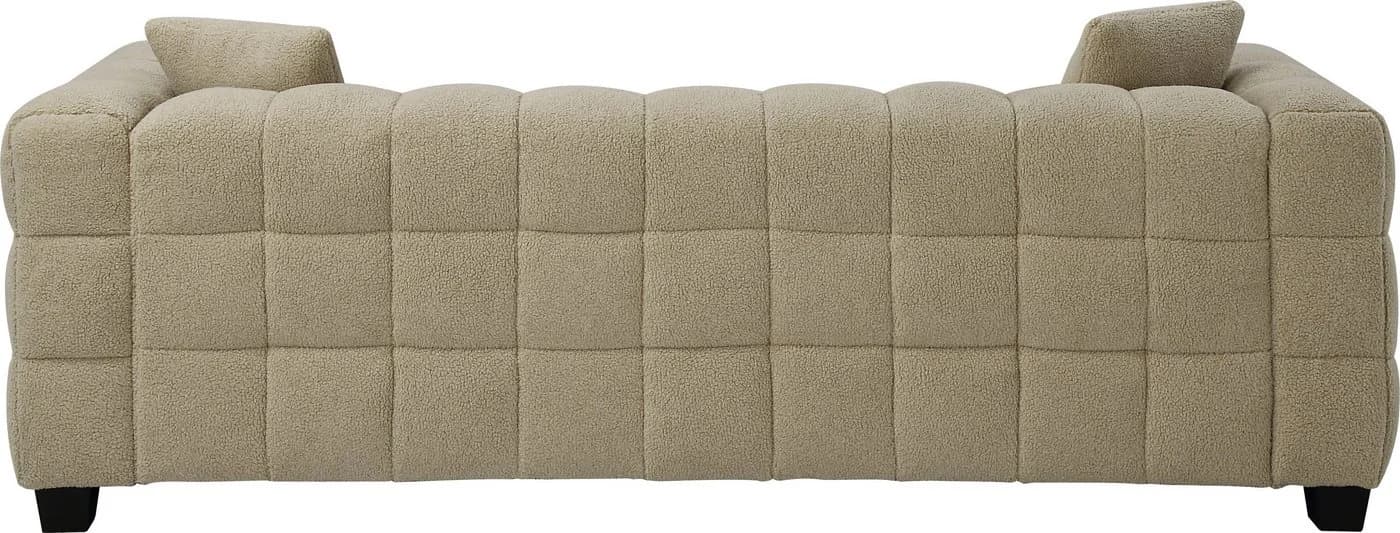 ATLANTIC HOME COLLECTION 3-Sitzer Sofa Stella Teddyoptik creme-braun - Bild 4