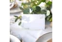 white & ivory Platzkarte Eukalyptus Türkis 50er Set beschreibbar Bild 1