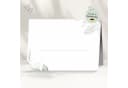 white & ivory Platzkarte Eukalyptus Türkis 50er Set beschreibbar Bild 2