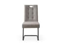 B&D home Freischwinger SOFIA 2er Set Grau Microfaser Bild 1