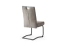 B&D home Freischwinger SOFIA 2er Set Grau Microfaser Bild 5