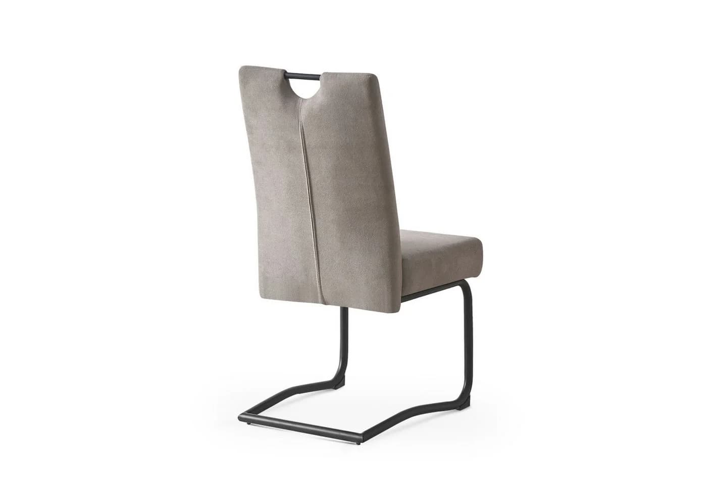 B&D home Freischwinger SOFIA 2er Set Grau Microfaser - Bild 5