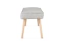 B&D home Essbank PAUL Grau Gepolstert Skandinavisches Design Bild 4