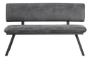 B&D home Essbank JUNA gepolstert Metallgestell Anthrazit Bild 2