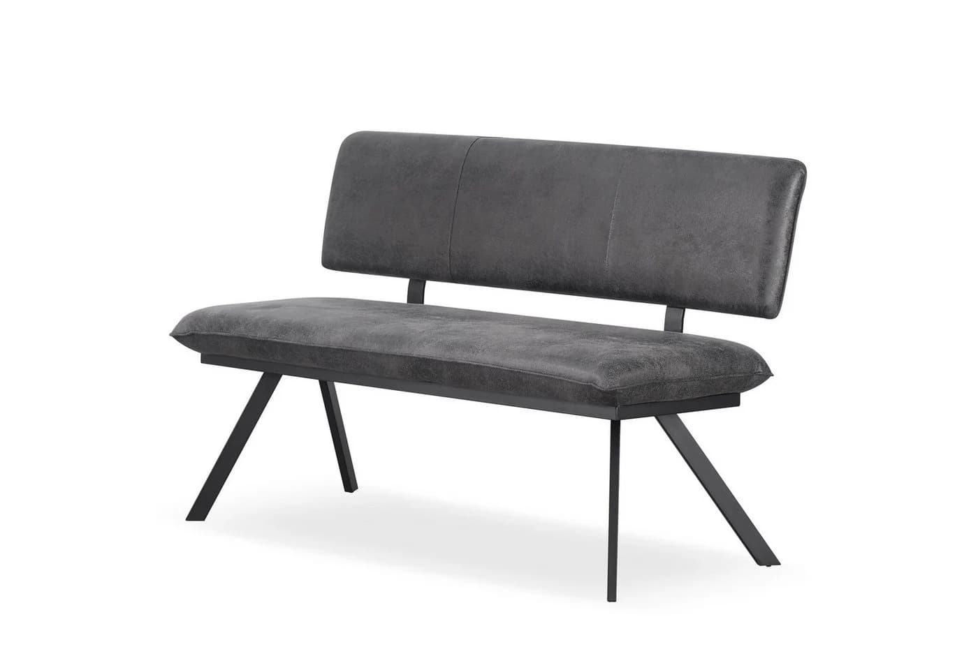 B&D home Essbank JUNA gepolstert Metallgestell Anthrazit - Bild 4