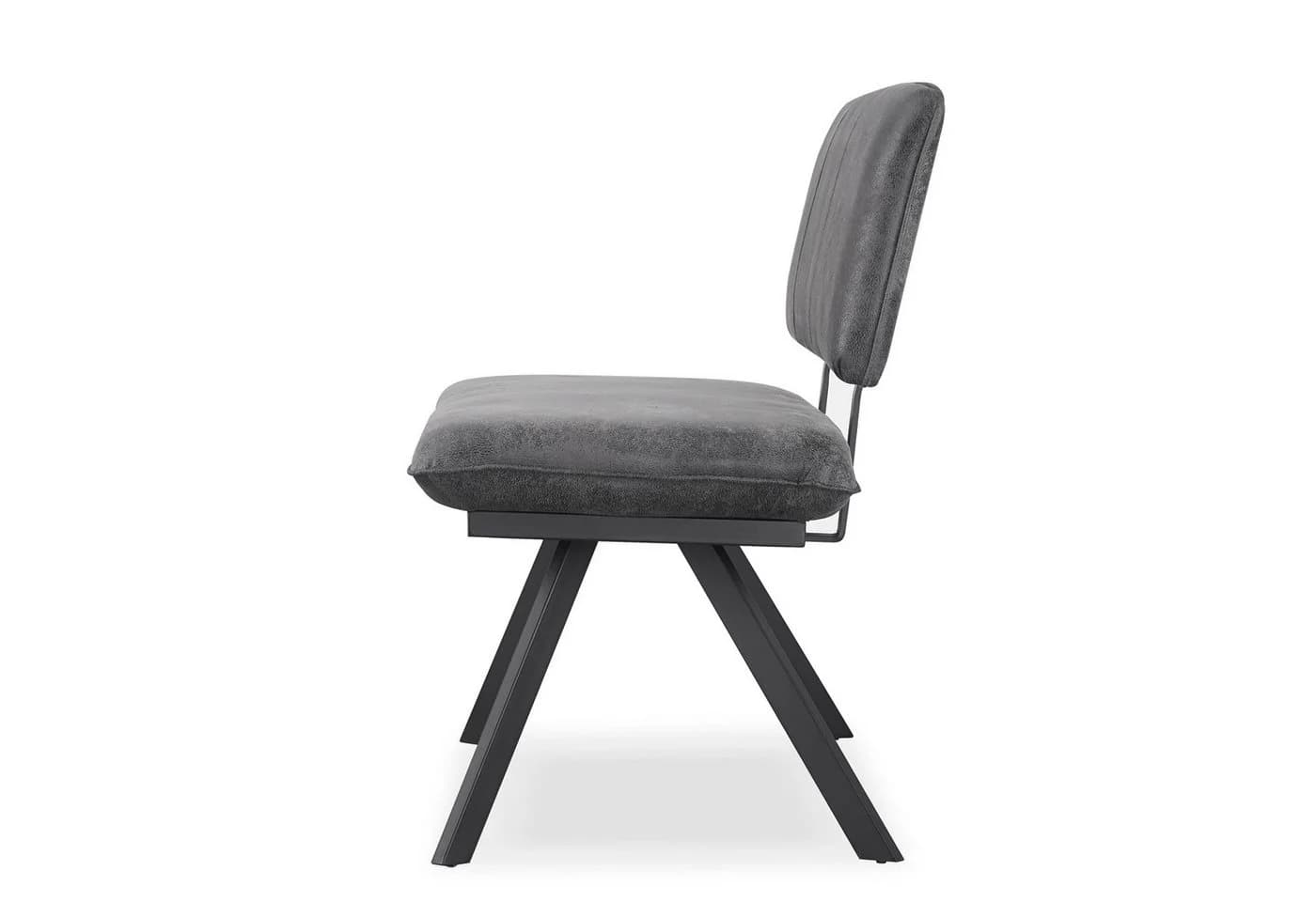 B&D home Essbank JUNA gepolstert Metallgestell Anthrazit - Bild 5