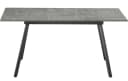B&D home Esstisch MARA ausziehbar 120-160cm Schwarz Grau Beton-Optik Bild 1