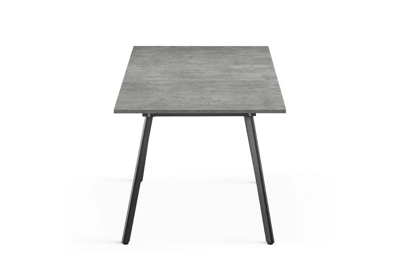 B&D home Esstisch MARA ausziehbar 120-160cm Schwarz Grau Beton-Optik - Bild 4